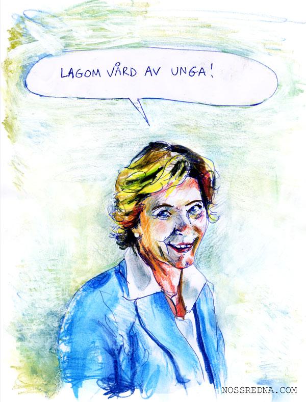 Lagom vård av unga!
