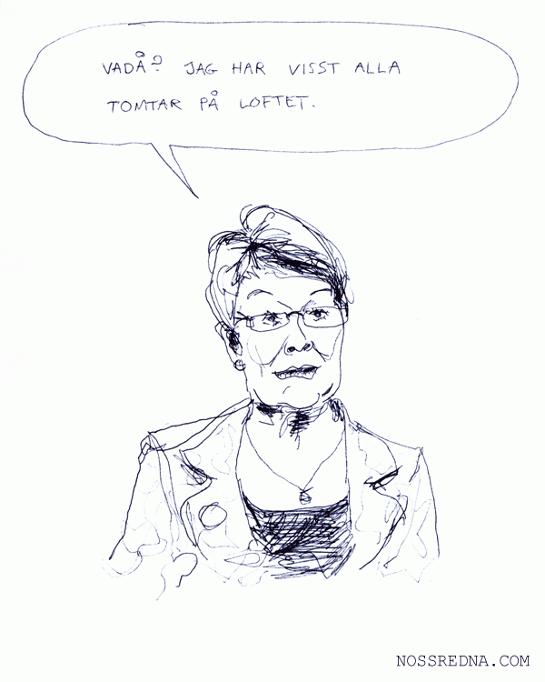 Vadå? Jag har visst alla tomtar på loftet.